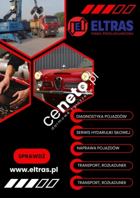 USŁUGI TRANSPORT CIĘŻAROWY TRANSPORT NISKOPODWOZIOWY ELTRAS BIAŁYSTOK