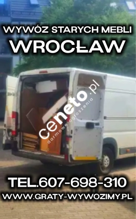 Wywóz starych mebli Wrocław,opróżnianie mieszkań,piwnic.