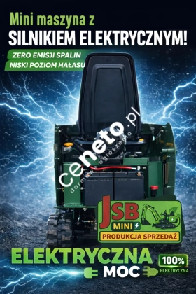 Elektryczna E Ładowarka E Koparka NOWE 2026 | Prosto od Producenta JSB MINI