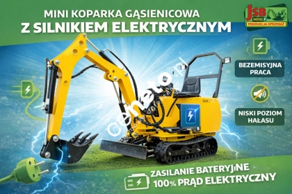 Elektryczna E Ładowarka E Koparka NOWE 2026 | Prosto od Producenta JSB MINI