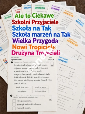 Szkoła marzeń na Tak, Szkolni Przyjaciele, Wielka Przygoda, Nowi Tropiciele, Szkoła na Tak, Drużyna Tropicieli, Ale to C