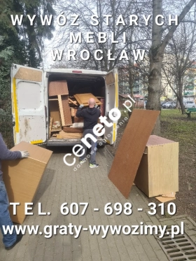 Odbiór,Wywóz,Utylizacja starych mebli Wrocław.