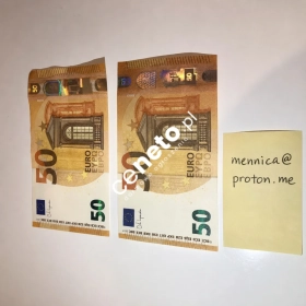 Fake Nominał 50 EUR Idealny Do Płacenia Dla Podróżujących