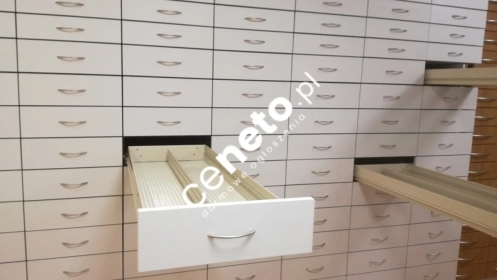 Meble apteczne szuflady głębokiego składowania używane