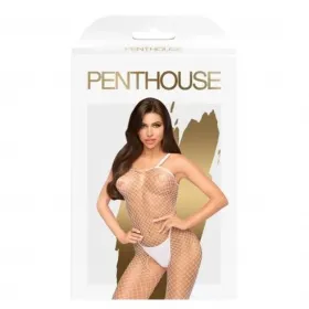 PENTHOUSE BODYSTOCKING SEKSOWNA BIAŁA CZARNE XL
