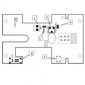 Domofon Unifon Słuchawka SLIM CYFRAL Analogowy
