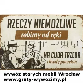 utylizacja,wywóz starych mebli Wrocław