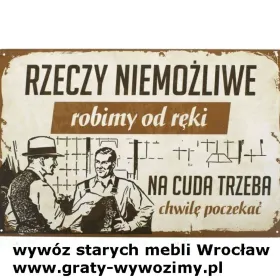 wywóz,utylizacja starych mebli Wrocław