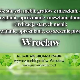 wywóz,utylizacja starych mebli Wrocław,opróżnianie