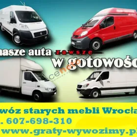 Wywóz,utylizacja starych mebli Wrocław,opróżnianie mieszkań Wrocław