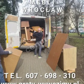 Wywóz,utylizacja starych mebli,wyposażenia mieszkań,Wrocław