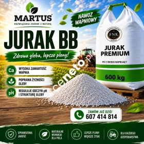 Wapno granulowane bez magnezu Jurak Premium
