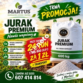 Wapno granulowane bez magnezu Jurak Premium