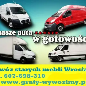 Wywóz mebli,wersalek,kanap,narożników,meblościanek Wrocław.