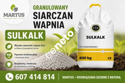 Sulkalk - granulowany siarczan wapnia